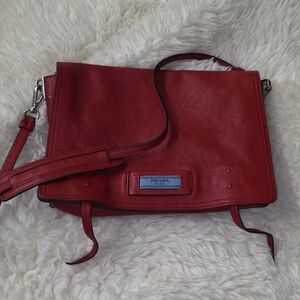 DAMAGED AUTHENTIC PRADA GLACE CALF LEATHER ETIQUETTE HANDBAG PURSE